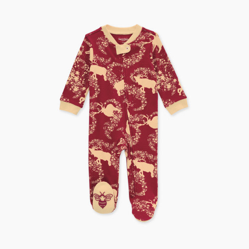 Burt's Bees Baby Sleep & Play Pajamas Starry Reindeer - Starry Reindeer, 3-6 Months