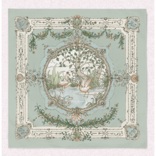 Carré - Tapestry Olive Green