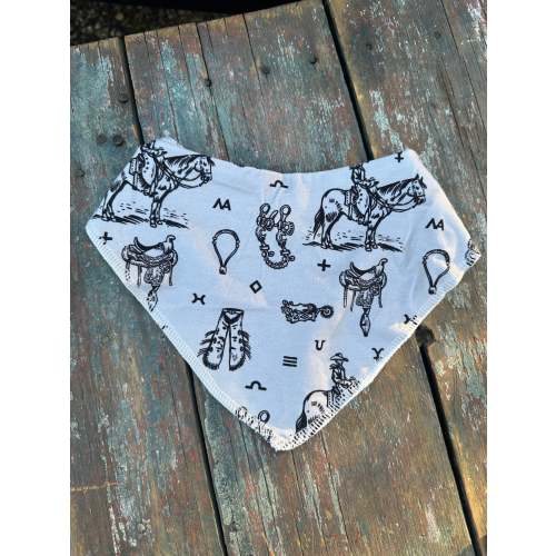 Ranch life baby drool bandanna