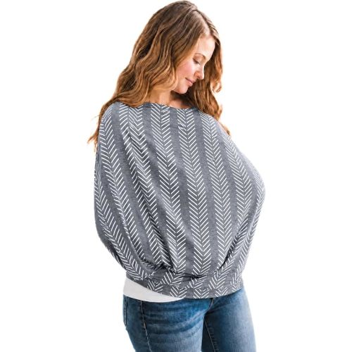Copper Pearl Nursing Cover for Breastfeeding – Multi-Use Baby Car Seat Cover, Stroller Cover & Breast Feeding Cover Up for Women, Stretchy Breathable High Quality Cover for Boy or Girl, Canyon