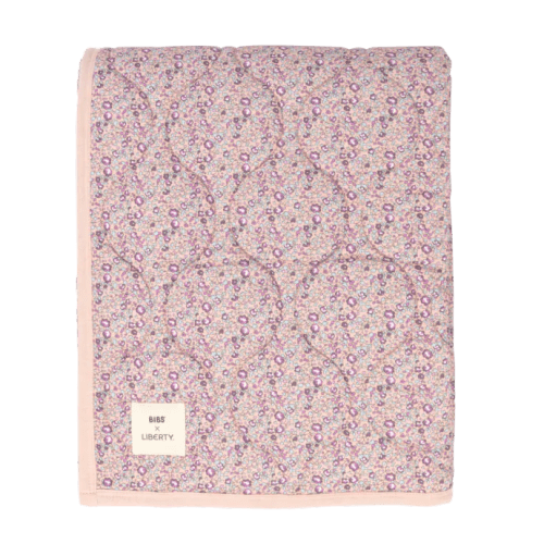 BIBS x LIBERTY Quilted Blanket Eloise - Blush