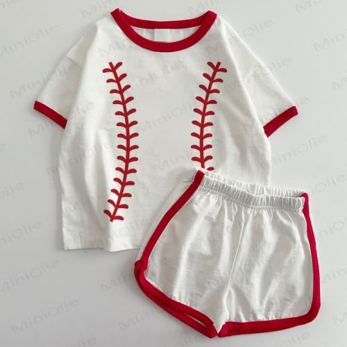 Baby Baseball T-shirt and Shorts 2-Piece Set