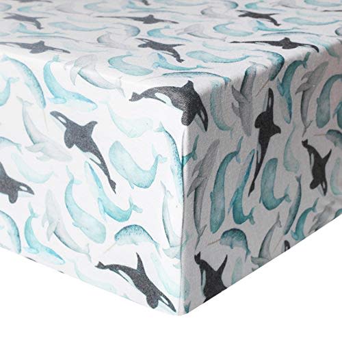 Premium Fitted Knit Crib Sheet/Toddler Sheet Kai by Copper Pearl