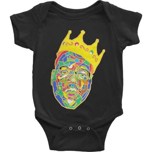 Notorious B.I.G. Crown Kids Baby Grow Bodysuit 425558 | Rockabilia Merch Store