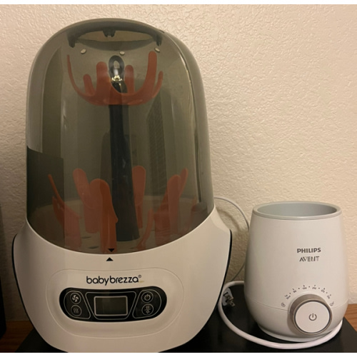 ($30) Philips Avent Bottle Warmer & Baby Brezza Sterilizer