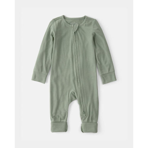 Baby 2-Way Zip PurelySoft Sleep & Play Pajama - Green - Carter's | Carter's