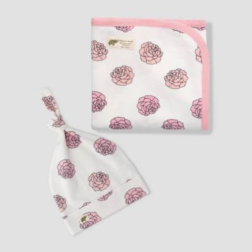 Layette by Monica + Andy Hospital Cuddle Box Blanket - Flower Power - 2pc