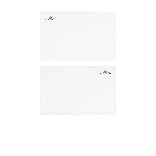 Mr & Mrs Corner Pillowcase Set