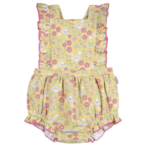 Gerber Baby Girls Sleeveless Ruffle Romper