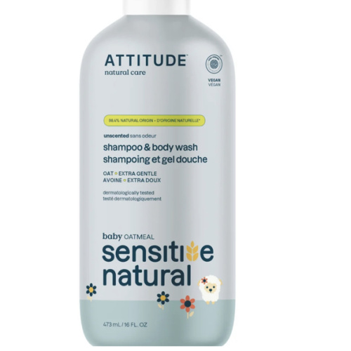 2-in-1 Shampoo & Body Wash - Sensitive Skin Baby | ATTITUDE