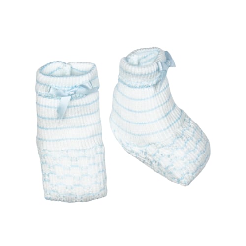 PatyKnit™ Pinstripe Booties