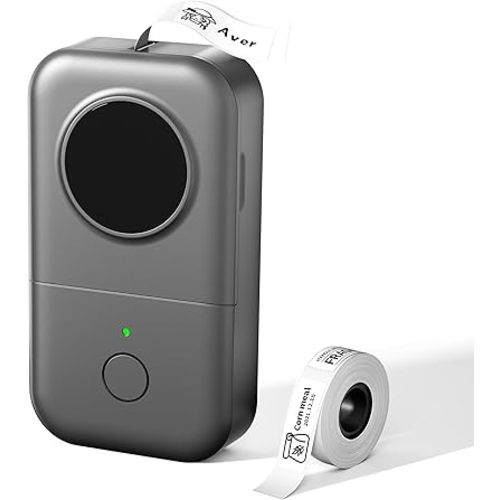 Phomemo D30 Label Maker Machine,Bluetooth Portable Label Markers,Sticker Printer,Labeler for School Office Home Organization,Back to School Supplies for Kids,Teacher (USB Rechargeable)-Dark Grey