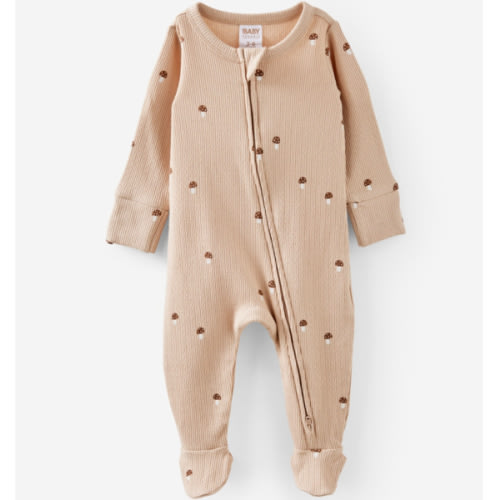 Littlie Organic Long Sleeve Zip All In One Romper