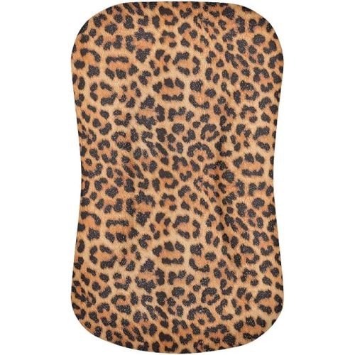 Leopard Baby Lounger Covers Reusable Covers for Newborn Baby Boys and Girls Crib Nest Pillows Comfortable Baby Mattress Slipcovers