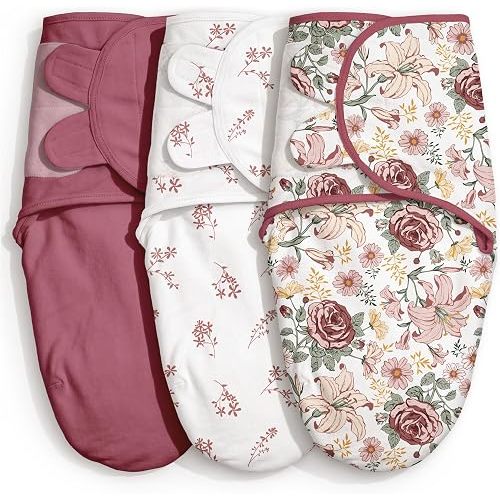 GLLQUEN BABY Swaddles for Newborns 0-3 Months, Adjustable & Easy Fastener