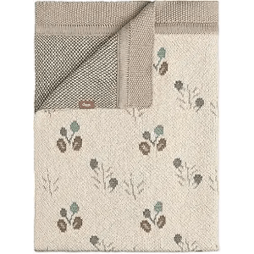 Crane Baby 100% Organic Cotton Knit Baby Blanket with Poppy Design, Soft Reversible Stroller and Crib Blanket, Gender Neutral Multicolor Bohemian
