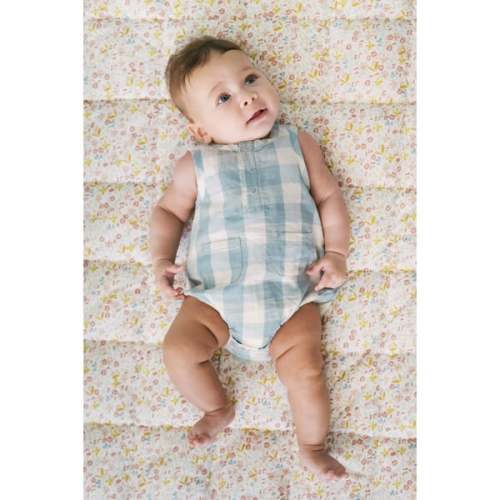 Pocket One-Piece, Checkmate Pond - Pehr | Maisonette