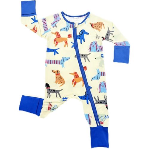 Bow Dream 2 Way Zipper Sleeper - Doggies