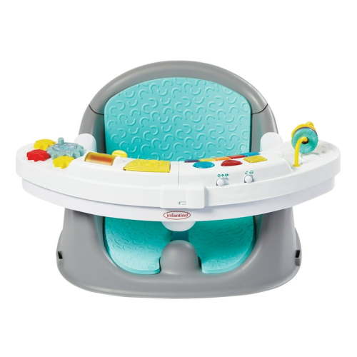 Infantino Music & Lights 3-in-1 New Discovery Baby Seat and Booster, Unisex Baby 4-48 Months, Teal