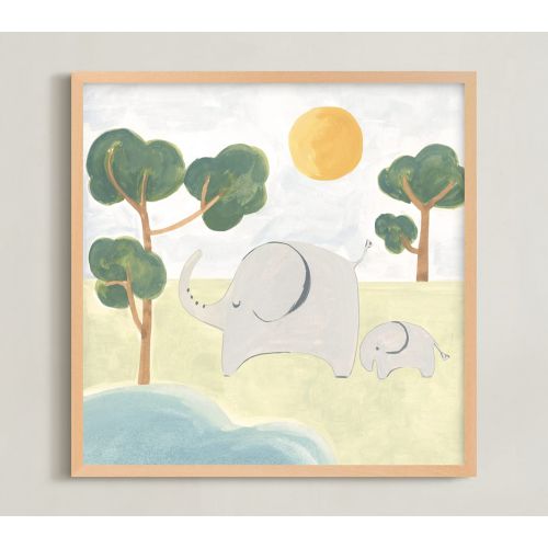 Minted® Safari Friends Animals Wall Art | Pottery Barn Kids