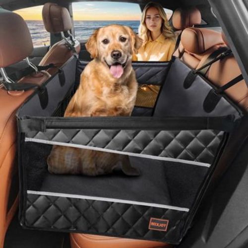 JOEJOY Dog Car Seat for Large Dogs, Car Booster Seat for Pet Travel with Waterproof Pad, Seat Dog Hammock