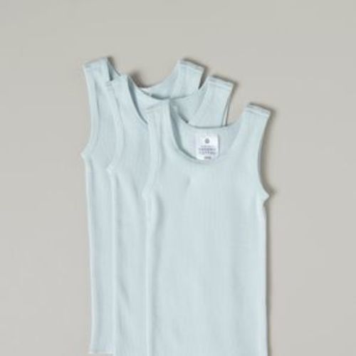 Baby Organic Cotton Unisex Vests 3 Pack - White | Target Australia