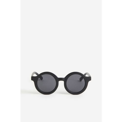 Round Sunglasses, Black