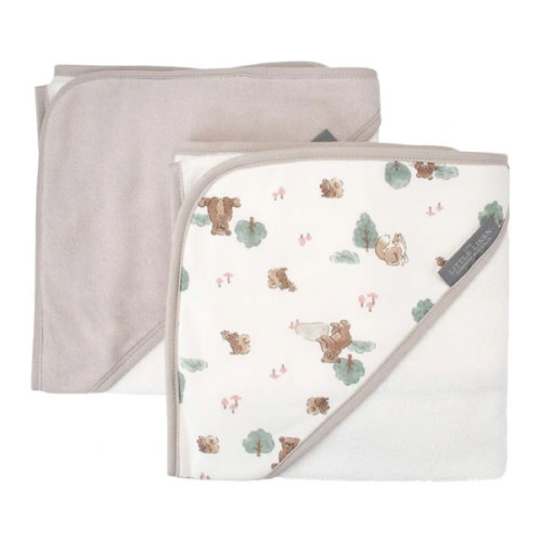 Hooded Towel 2 Pack in Brown