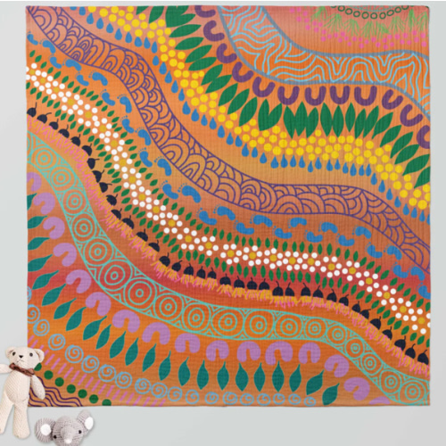 Rebirth: We Have Survived - Muslin Baby Swaddle Wrap