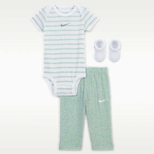 Nike Baby Bodysuit, Pants, and Terry Socks 3-Piece Set. Nike.com