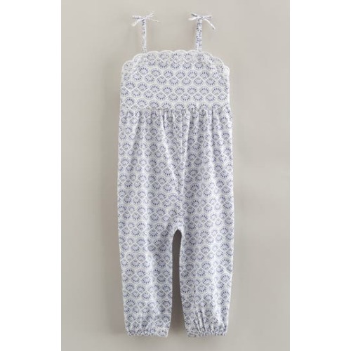 Scalloped Floral Romper, 3M