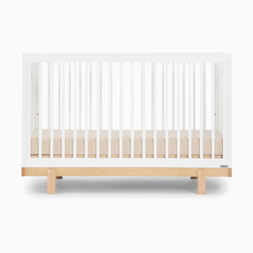 dadada Bliss 4-in-1 Convertible Crib - White/Natural
