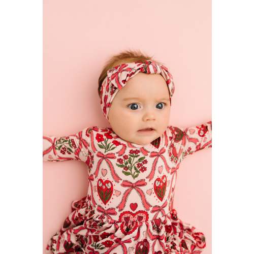 Sweetest Valentine Long Sleeve Bodysuit Bamboo Dress