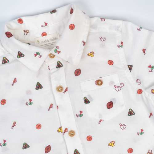 Sports Linen Shirt - Spotless White