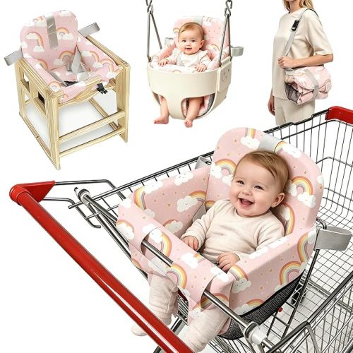 Padded Shopping Cart Cover for Baby，Baby High Chair Cover Restaurant