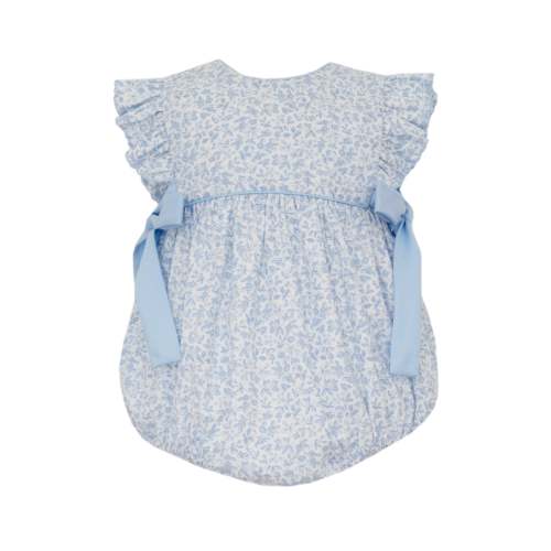 Floral Sleeveless Bubble with Bows