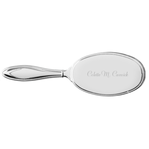 Mark and Graham Silver Baby Brush & Comb Set