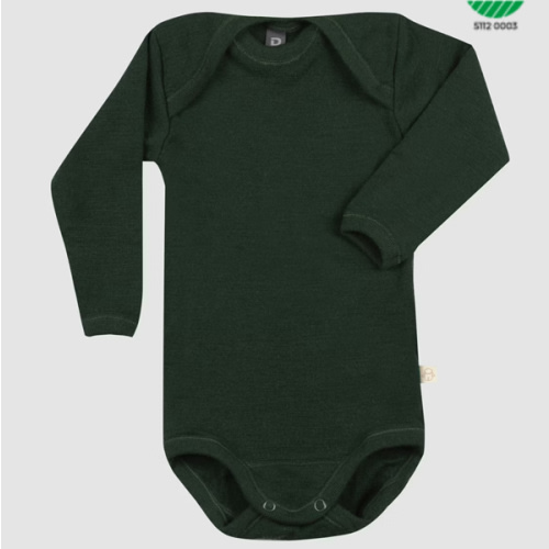 Baby merino wool long sleeve bodysuit - $36.99 - Dilling