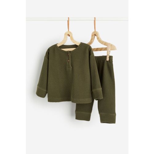 2-piece Waffled Set