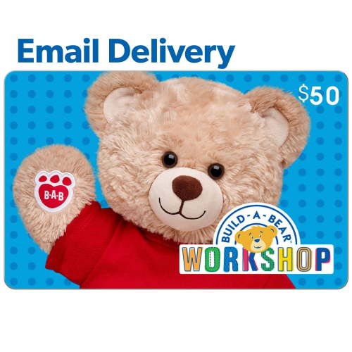 Build-A-Bear Workshop Email Delivery Gift Card, Various Amounts
