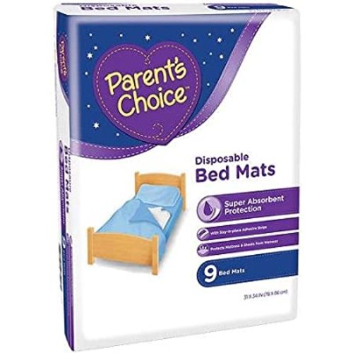 Parent's Choice Disposable Bed Mats, 9 Count