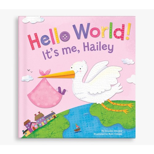 Hello World Personalized Book For Girls