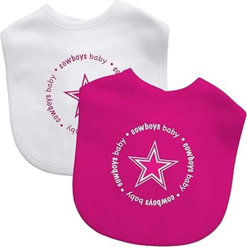 Baby Fanatic NFL unisex-baby 2-pack Bibs