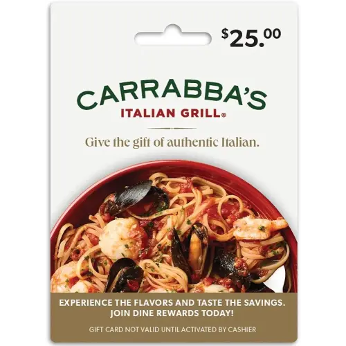 Carrabba's Italian Grill Restaurant Gift Card