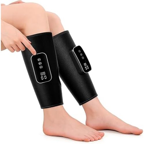 RIGHTMELL Cordless Leg Massager with Heat, Compression Calf Massager, Pair