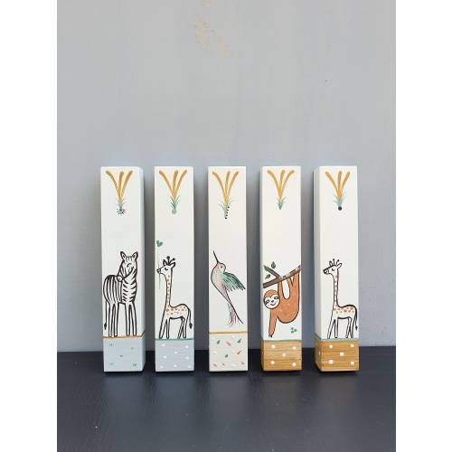 Mezuzah, Mezuzah Case, kids mezuzah, Personalized Mezuzah Baby, Personalized Kids Gift, Judaica for Kids, Kids Room Decor, Safari Decor