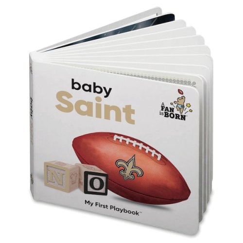 Toddler New Orleans Saints WinCraft A Fan Is Born Baby Board Book