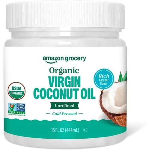 Amazon Grocery, Organic Virgin Coconut Oil, 15 Fl Oz (Previously Amazon Fresh, Packaging May Vary)