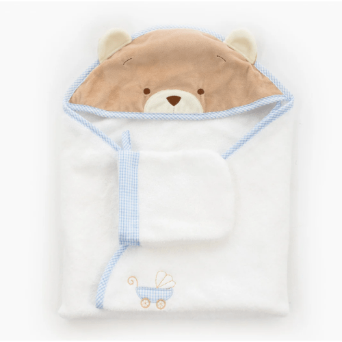 Baby Bath Towel - Blue