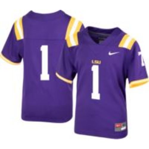 Nike Toddler LSU Tigers #1 Purple Untouchable Game Football Jersey | Dick's Sporting Goods